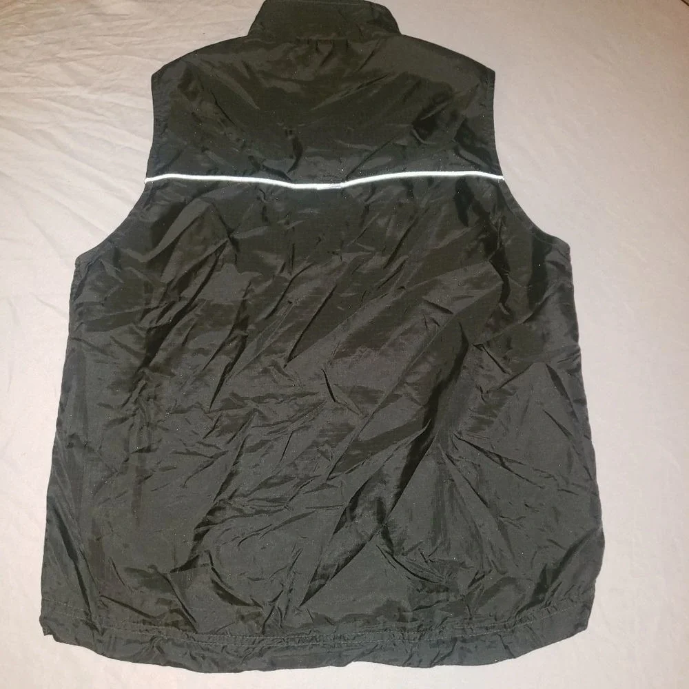 GAP Boys Youth XL Black Reflective SLVLS Vest  Athletic Layer Zippered #Gorpcore